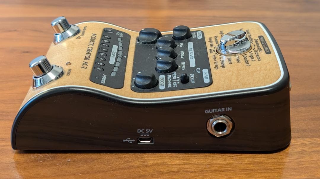 ZOOM AC-2 アコースティックギター用プリアンプ