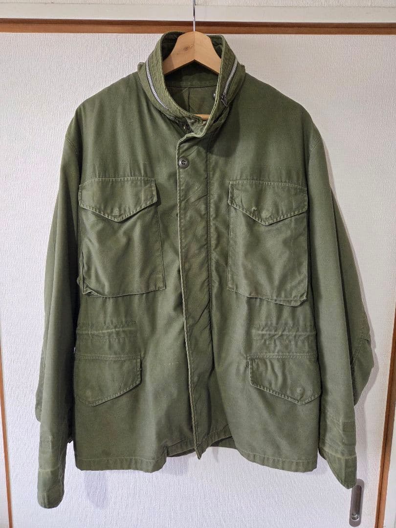 m-65 フィールドジャケット 1st アルミジップ small short