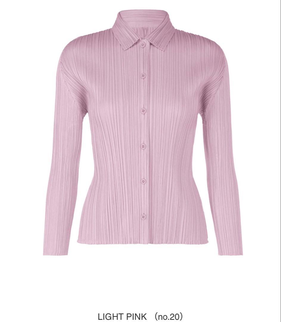 PLEATS PLEASE 9月シャツ LIGHT PINK size 3