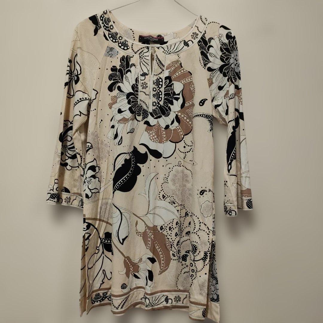 i16 超美品　レオナール　LEONARD　トップス　チュニック カンカン　M