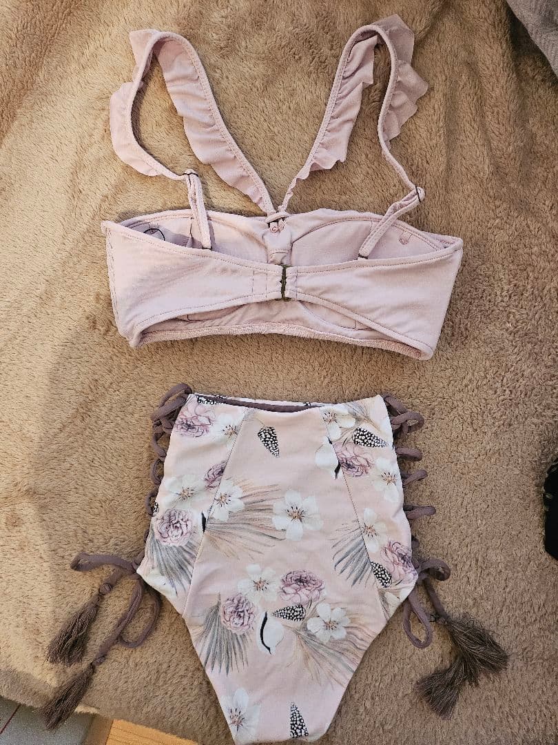 ALEXIA STAM フラワー ビキニ セット Sサイズ ピンク