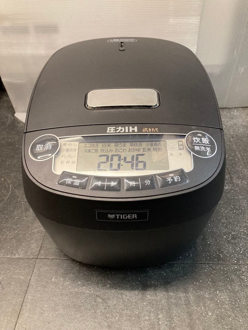 TIGER 圧力IH炊飯器　5合炊き　マットブラック
