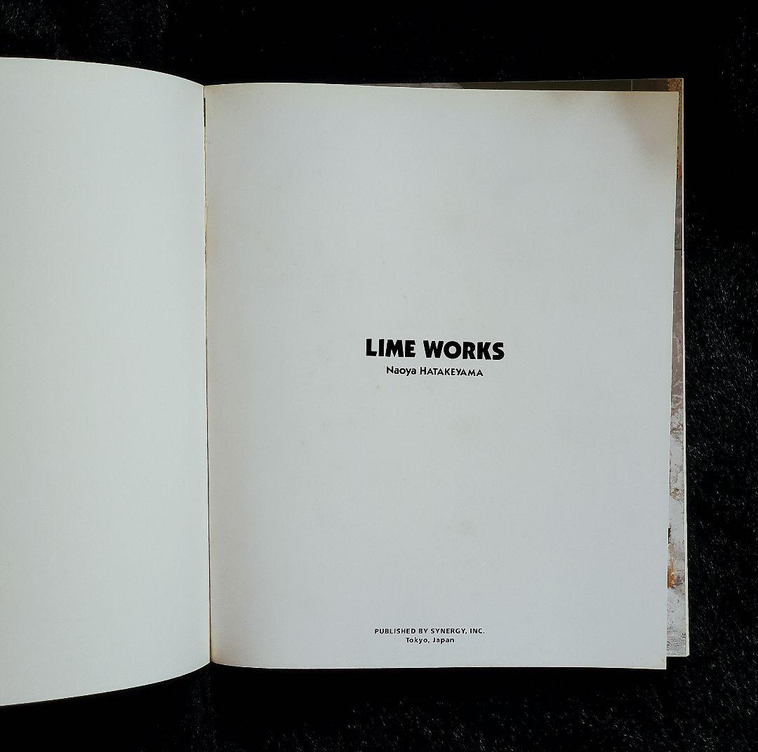【愛読者カード付き初版第１刷】畠山直哉『LIME WORKS』シナジー幾何学刊