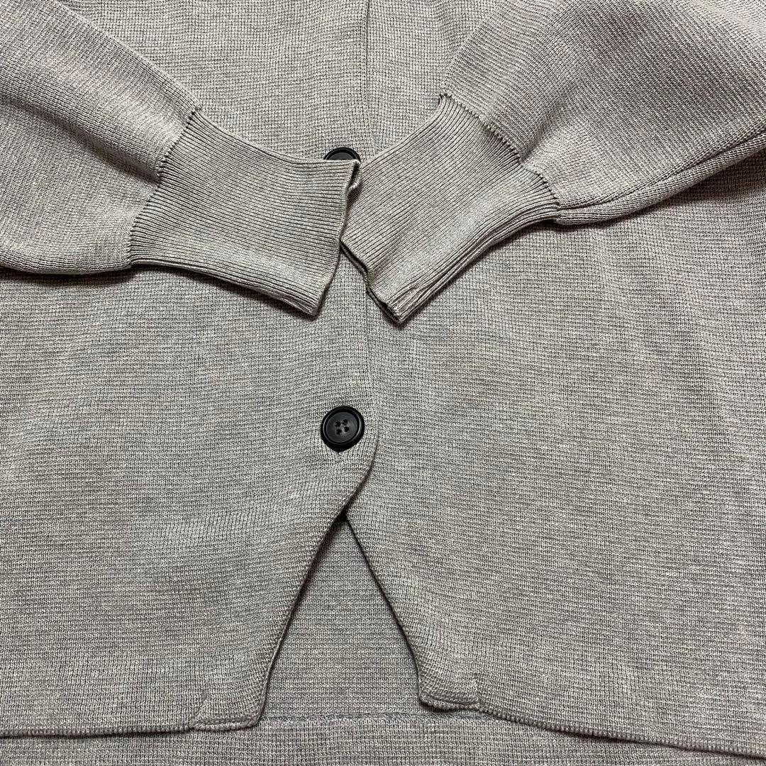 新品 SOLAMONATソラモナ ウエハースニット ノーカラージャケット