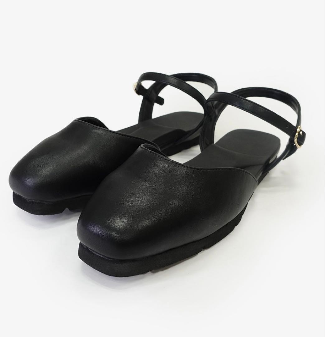 美品　ラクバキ　ミュール　ブラック　M racbaki