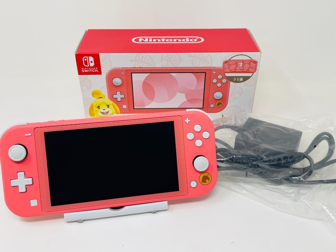 【極美品】Nintendo Switch Lite どうぶつの森 しずえアロハ柄
