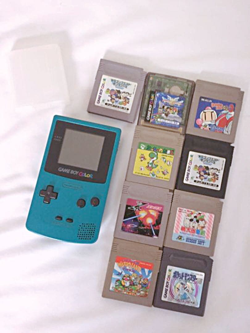 ゲームボーイカラー本体 ＆ ソフト9個