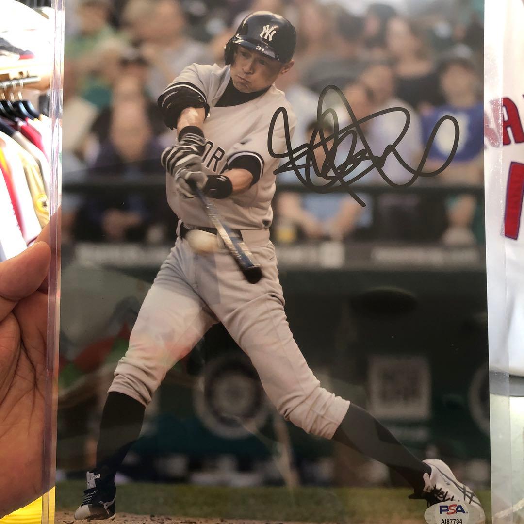 【祝！殿堂入り】Ichiro イチロー 直筆サイン Photo