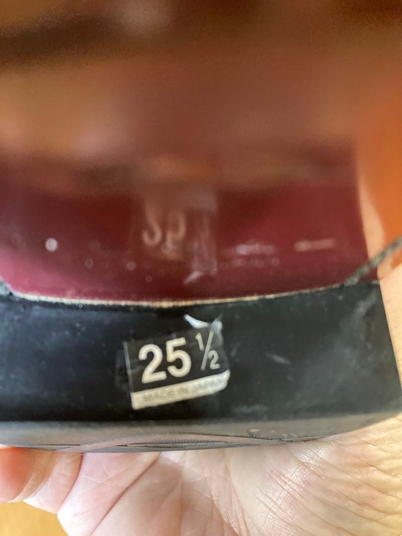 リーガル革靴　ダブルモンク　青色