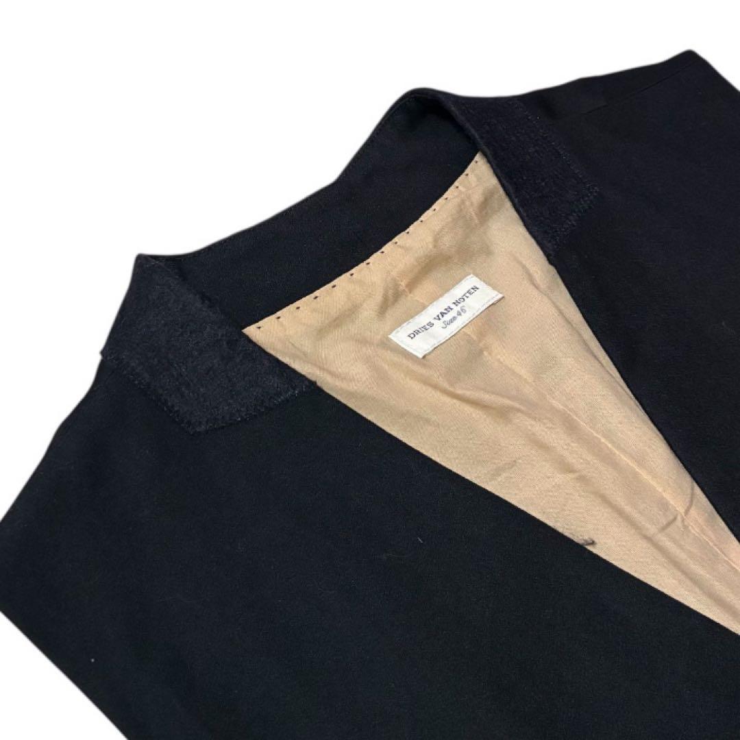 DRIES VAN NOT ジレ ベスト アジャスター付き 素材切り替え