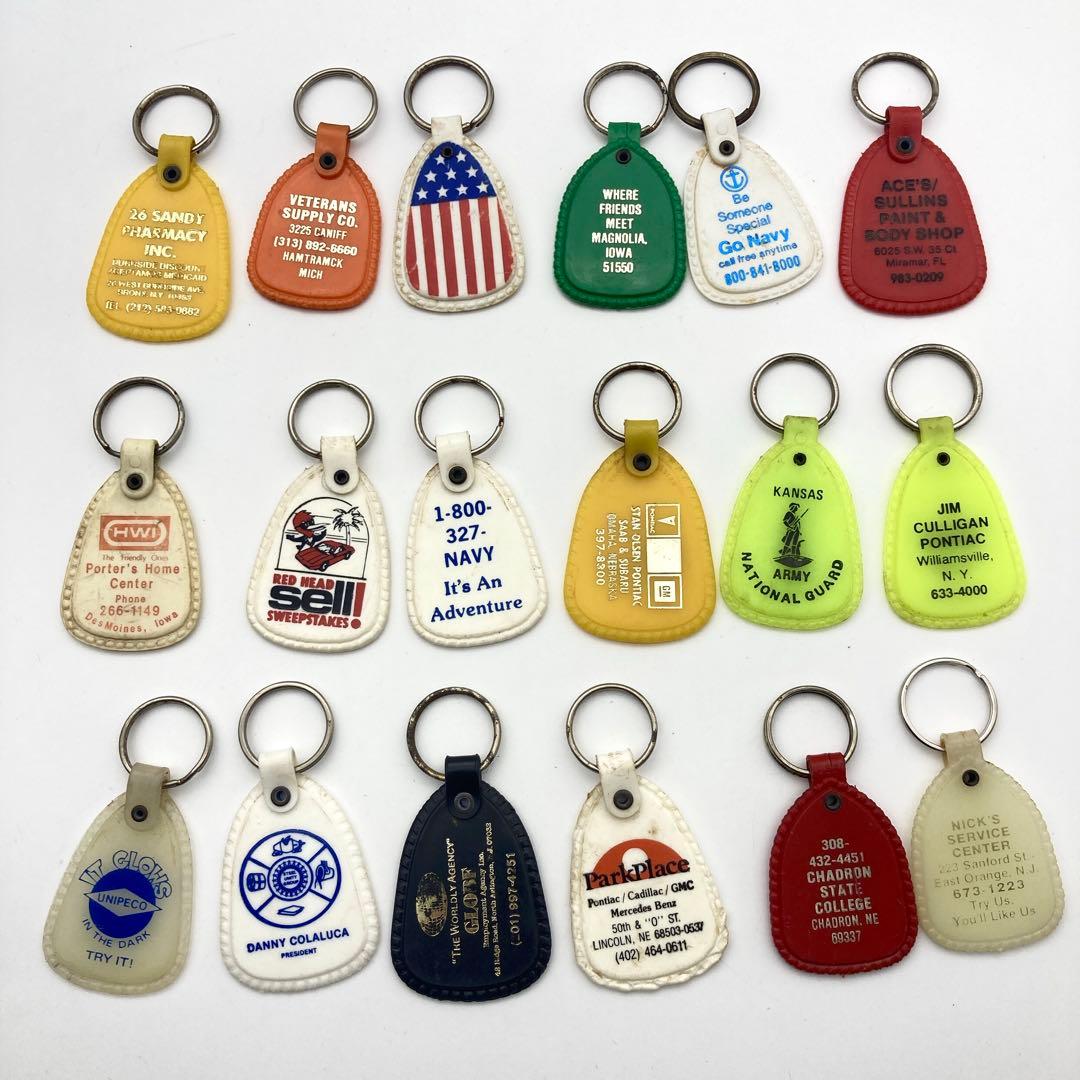 【Ia】77個　アメリカ　アドバタイジング　広告　キーホルダー　LMM77