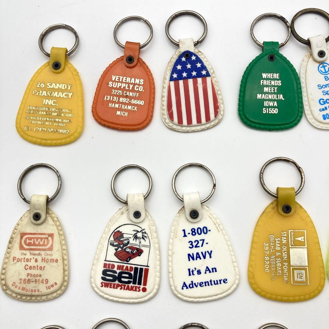 【Ia】77個　アメリカ　アドバタイジング　広告　キーホルダー　LMM77