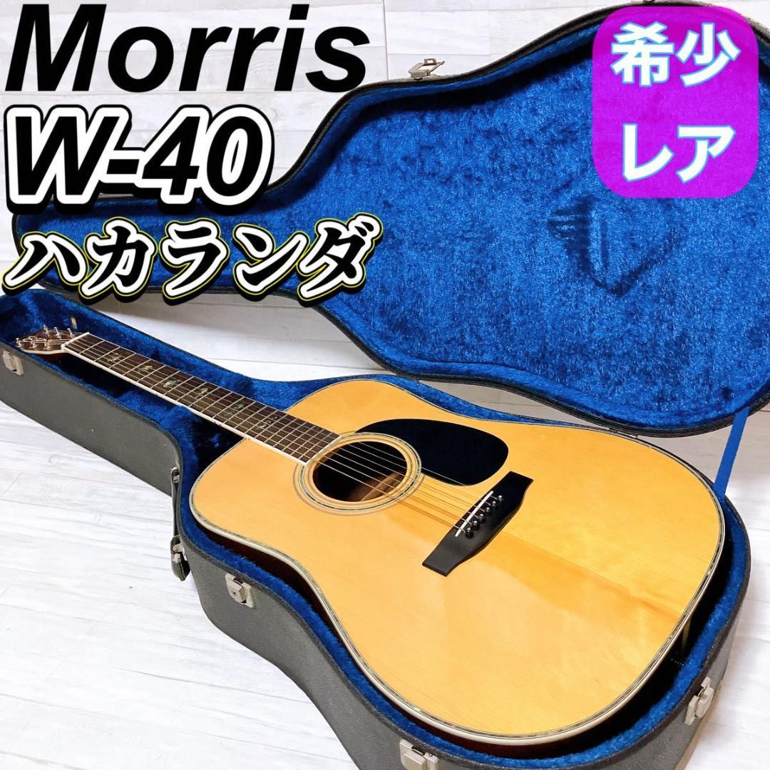 Morris アコースィックギター W-40 ハカランダ ハードケース付 希少
