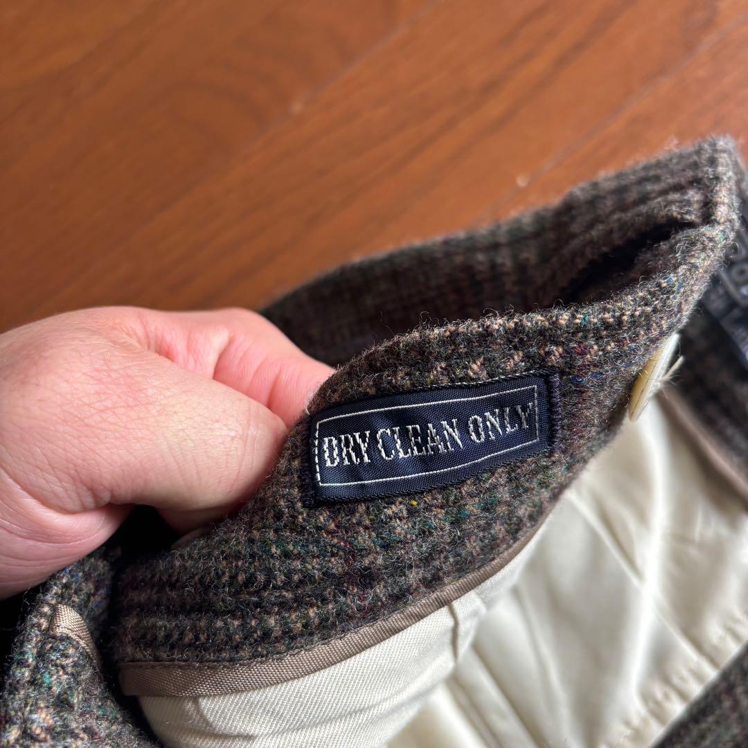 90's Polo by Ralph Lauren チェック柄 ウールスラックス