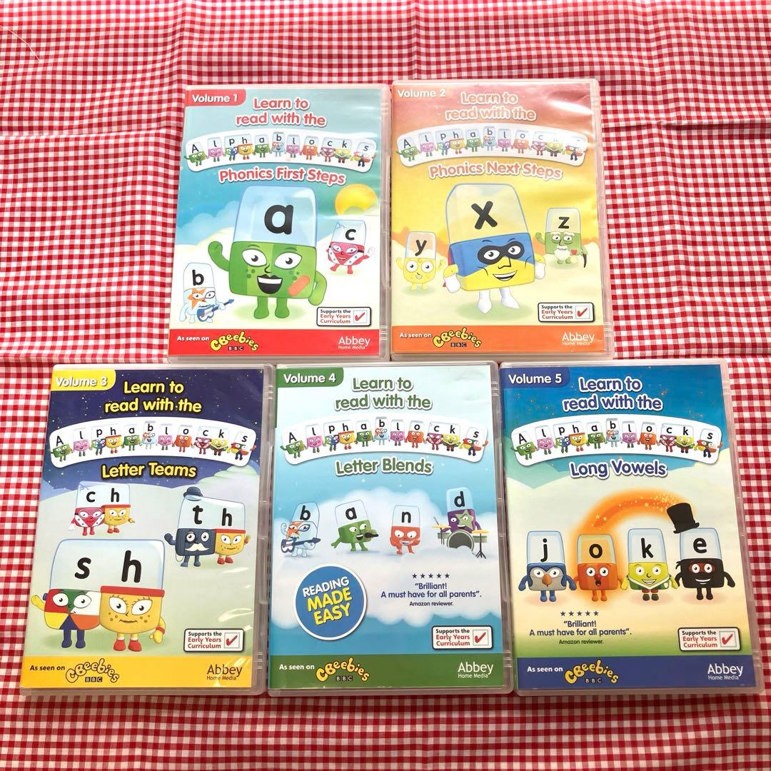 アルファブロックス Alphablocks DVD 全5本セット
