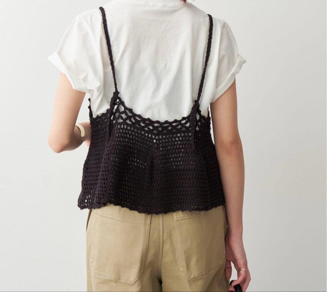 Spick and Span スピックアンドスパン　クロシェニットキャミソール