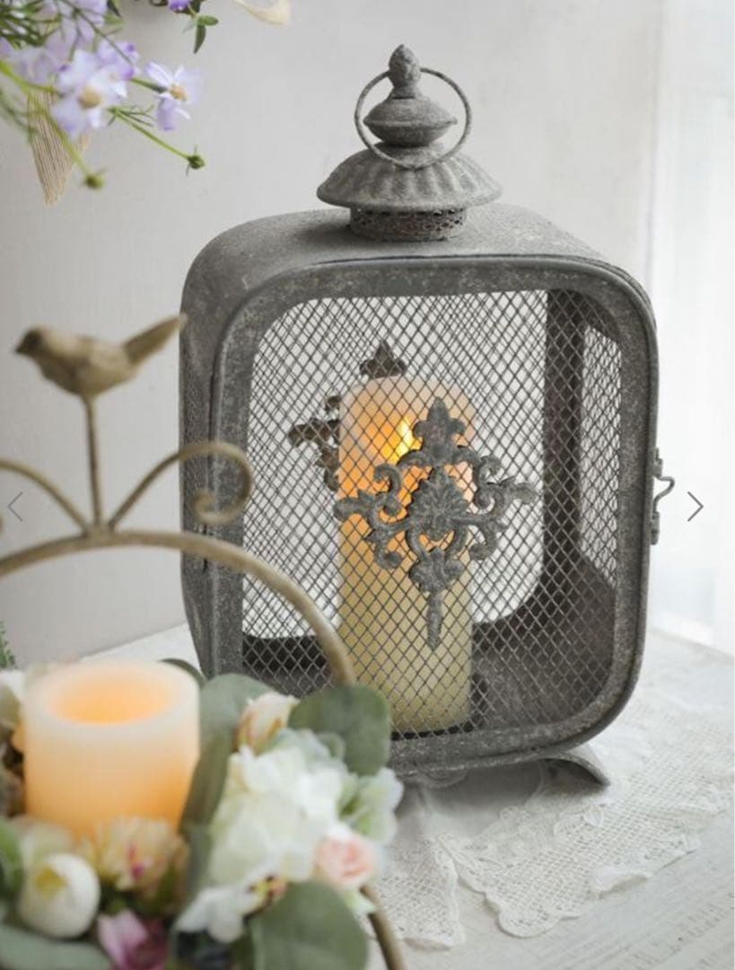 Miss Mone キャンドルホルダー　フレンチランタン