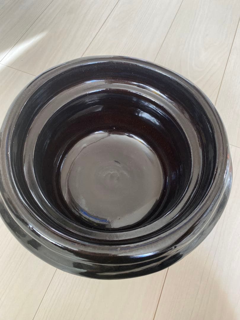 雲井窯　土鍋　五合炊き　鴨釉きまぐれ御飯鍋