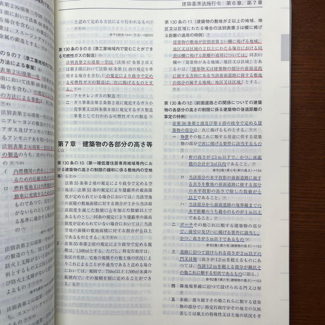 一級建築士 法令集 2026 総合資格 令和8年度版　※線引き済み