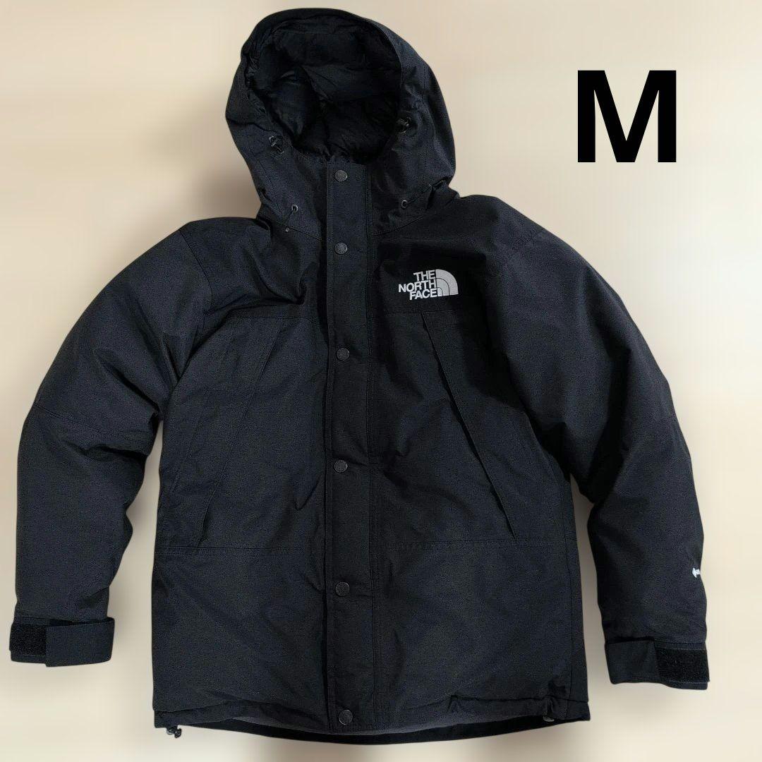 クリーニング済　ノースフェイス　マウンテンダウンジャケット ブラックM