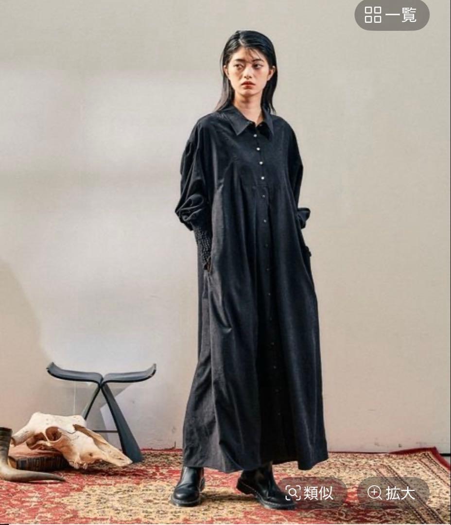 最新作　［MODE NORM CORE］マトンスリーブマキシワンピース