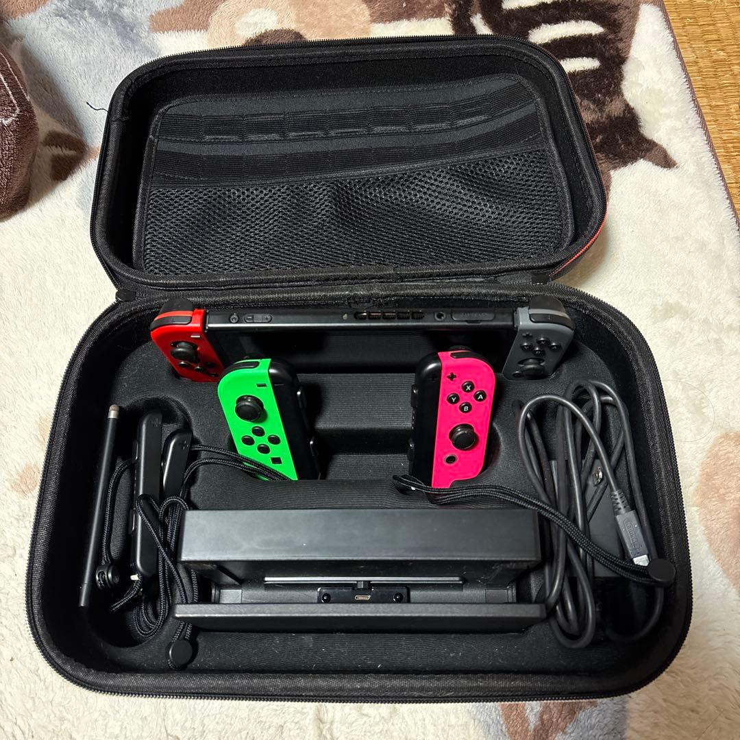 Nintendo Switch 赤/灰 本体 + Joy-Con 緑/ピンク