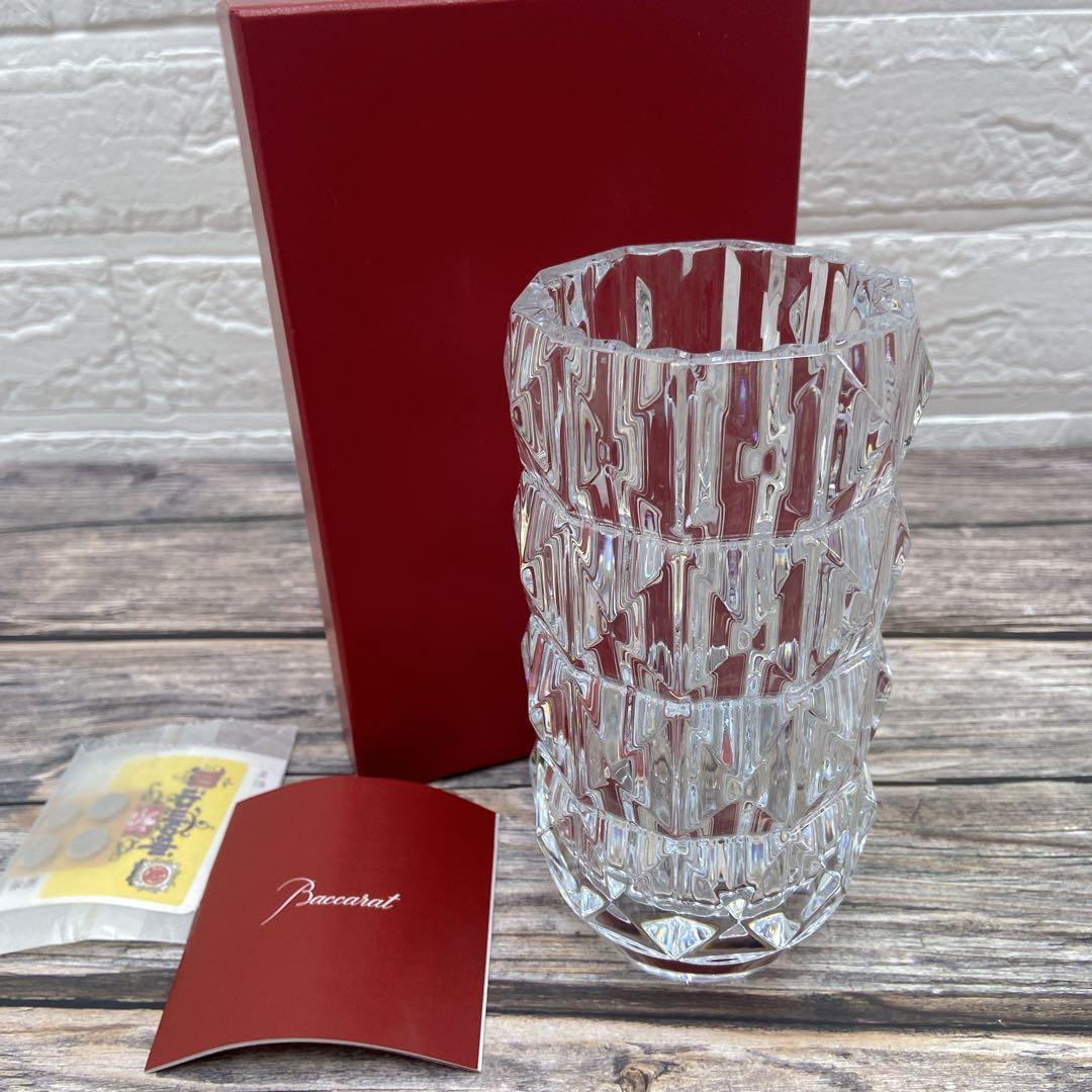 Baccarat　バカラ　ルクソール　ラウンドベース　花瓶　クリスタル