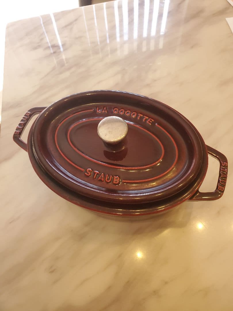 STAUB La Cocotte ワインレッド 鍋　23センチ