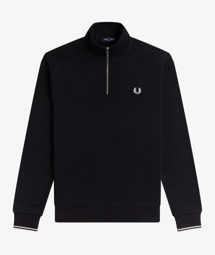 トップス FRED PERRY Half Zip Sweatshirt XL