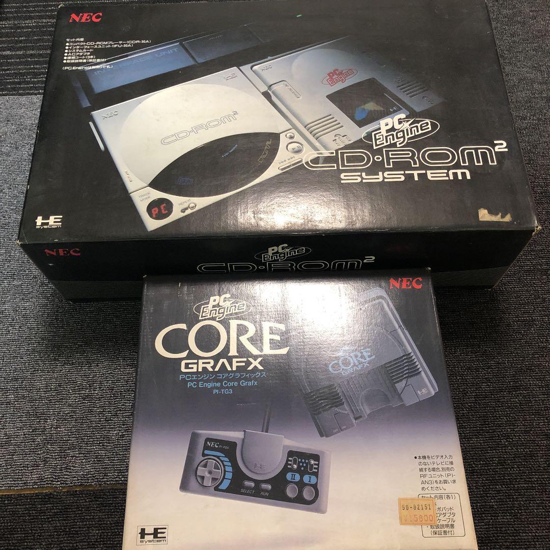 動作確認済　PCEngineCD-ROM2 コアグラフィックス　ソフト多数セット