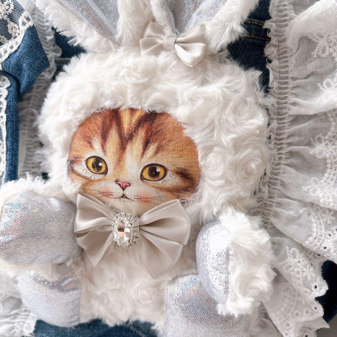 喜*ん様 コヤンイサムチョン　バック　マロンちゃん　デニムリメイク　ハンドメイド