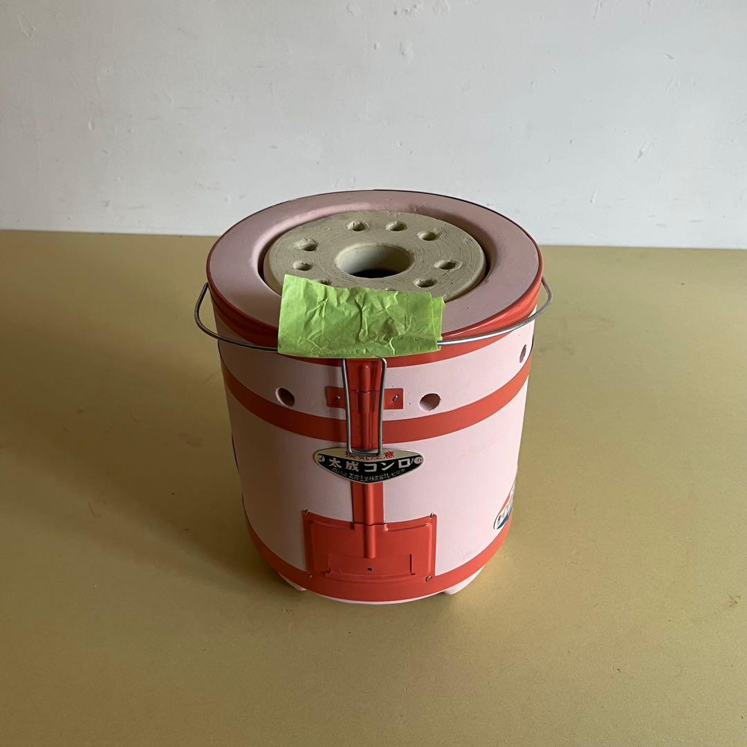 太成コンロ 練炭コンロ 4号 能登産天然珪藻土七輪　　　 お値下げ