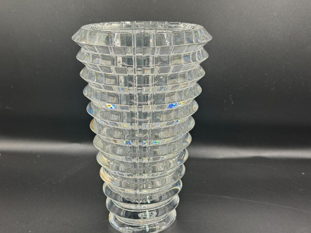 バカラ Baccarat アイ ベース S 花瓶 クリスタル