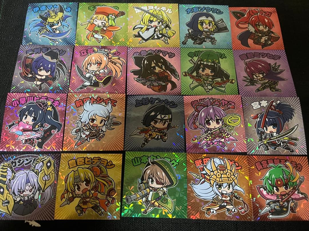 戦国乙女　かぎっ娘ステッカー　全種セット　②