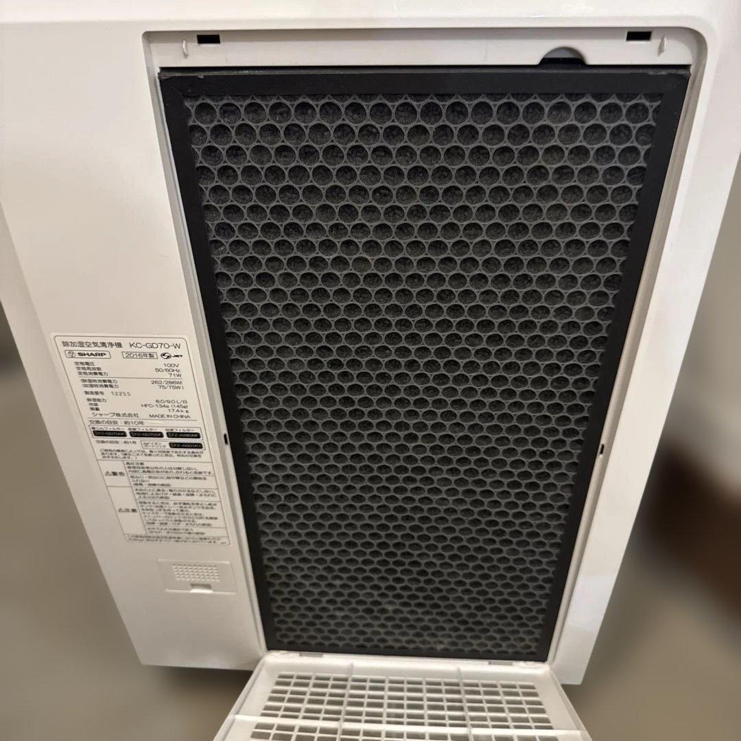 SHARP KC-GD70-W 除加湿空気清浄機 除湿 加湿2016年製