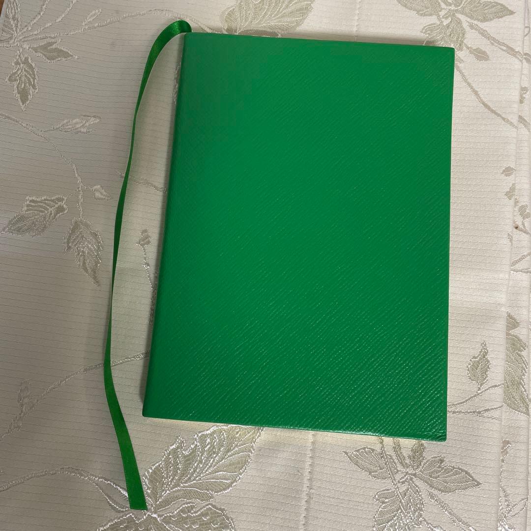 【英国王室御用達】スマイソン｜SOHOノートブック｜エメラルドグリーン
