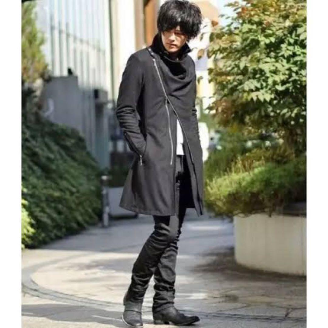 松坂桃李着用モデル⭐︎トルネードマート ウール ドレープコート ダブルジップ