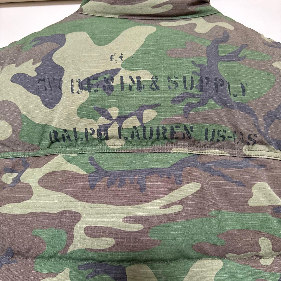 DENIM & SUPPLY 迷彩 ダウンベスト