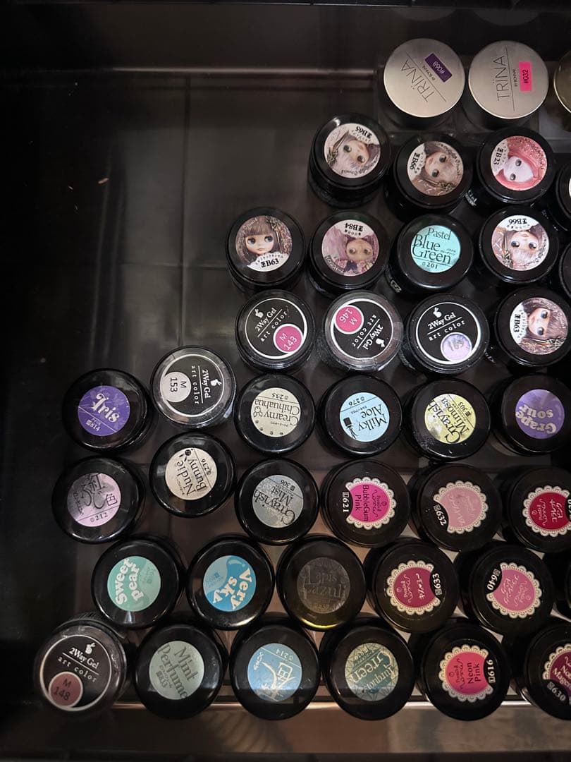 ネイルアート用ジェル 多色セット