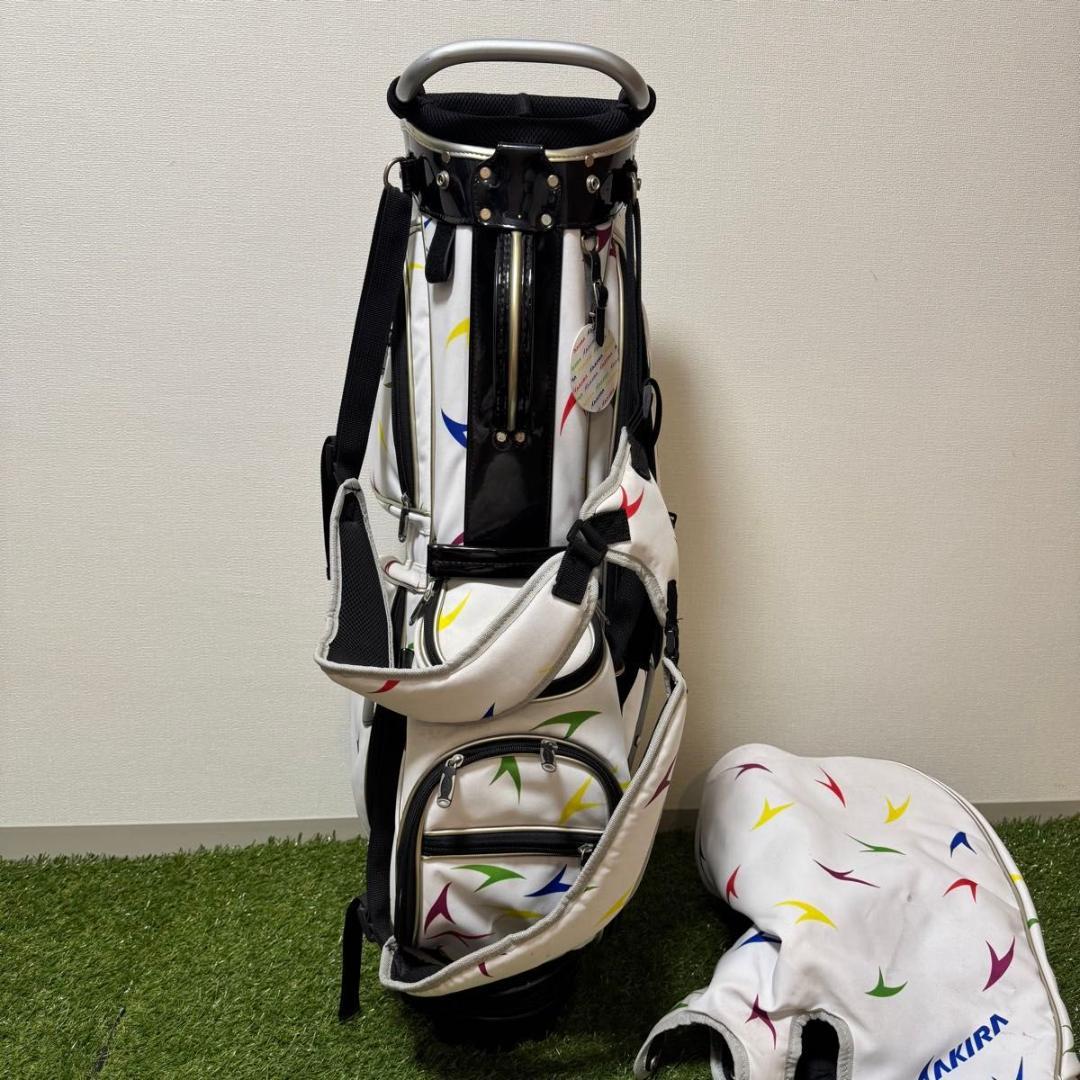AKIRA アキラ キャディバッグ ゴルフバッグ スタンド式 2018年式