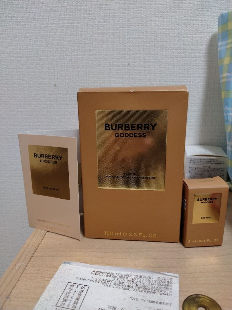 Burberry Goddess 100ml パルファム ゴールドボックス