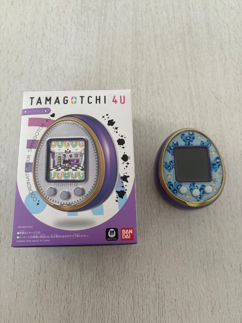 Tamagotchi 4U 紫色/青色 箱付き
