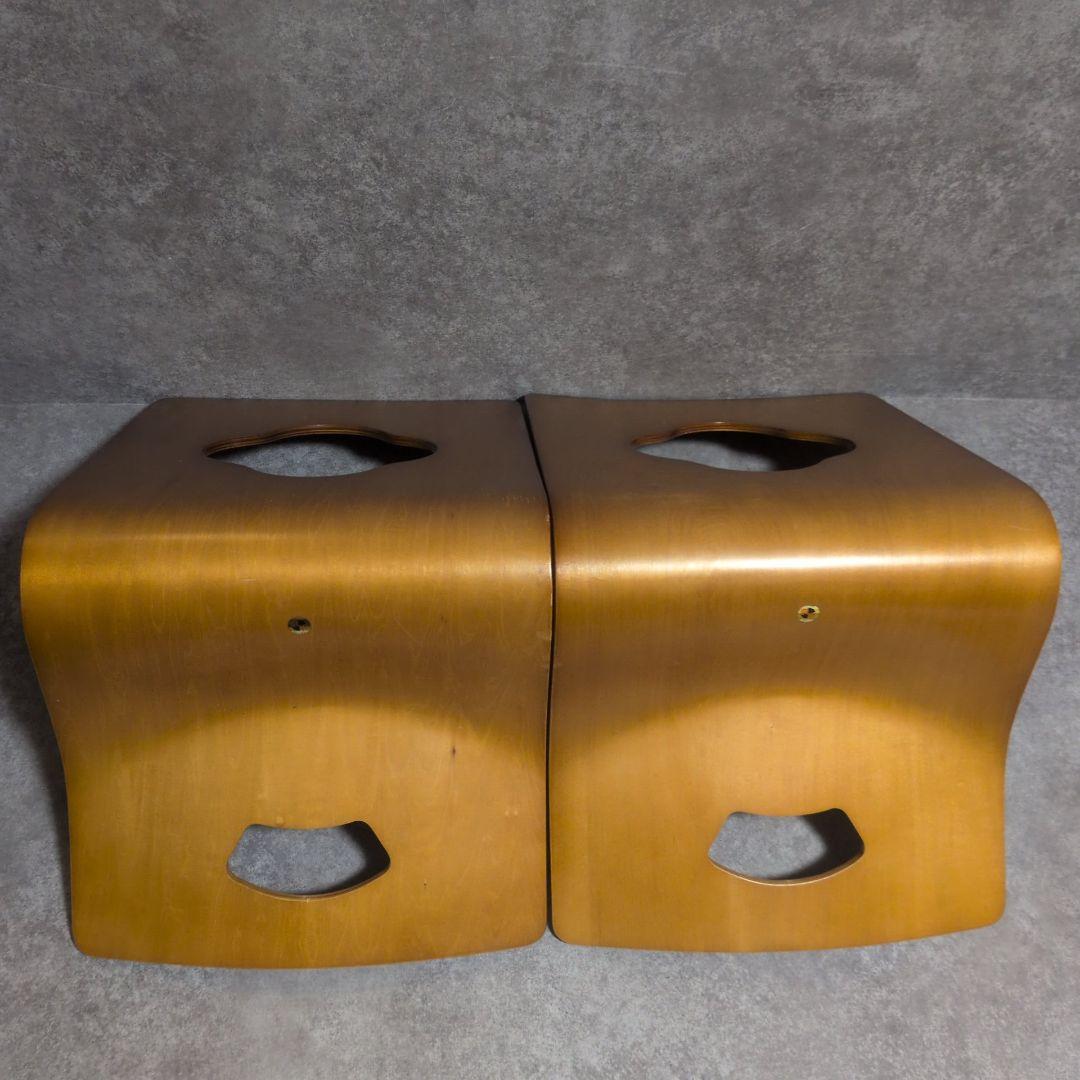 演漆　曲げ木座椅子 8席セット