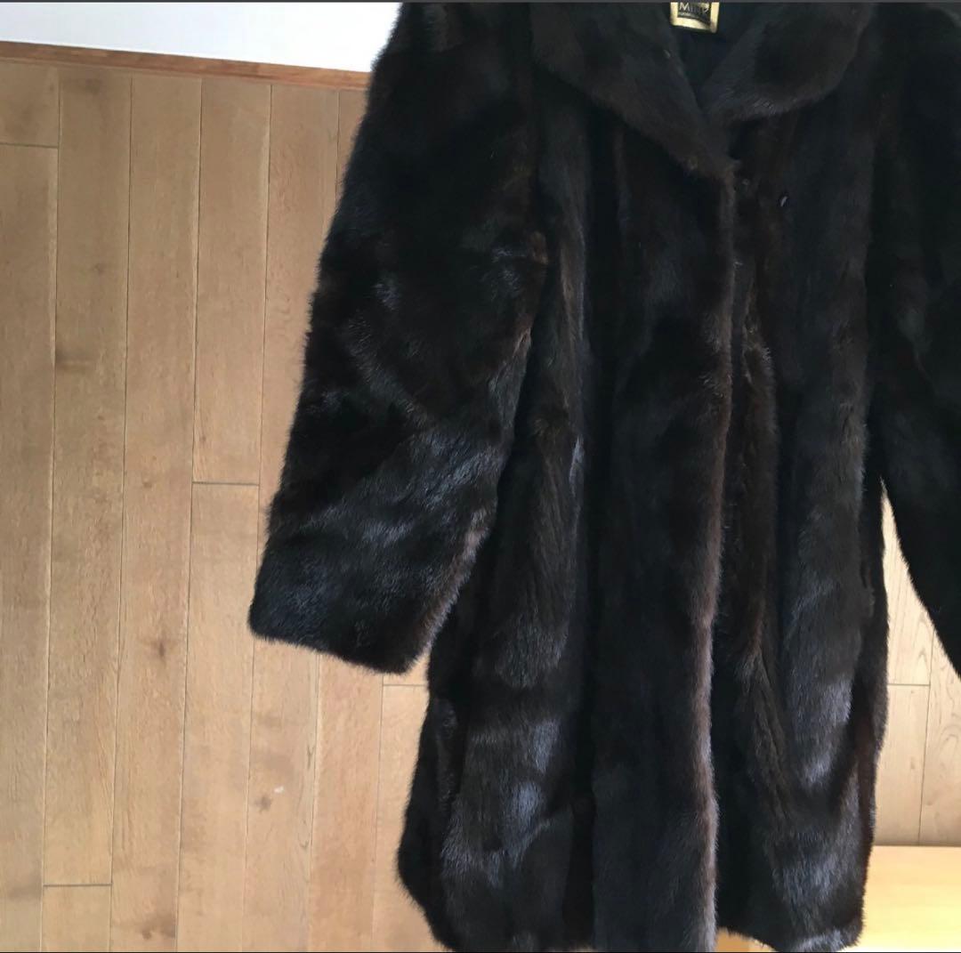 美品 SAGA MINK サガミンク ロング　ミンク 柔らか　 金タグ　 コート