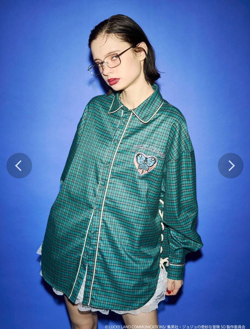 【新品•未使用】『ジョジョの奇妙な冒険 ×jouetie】BIGシャツ