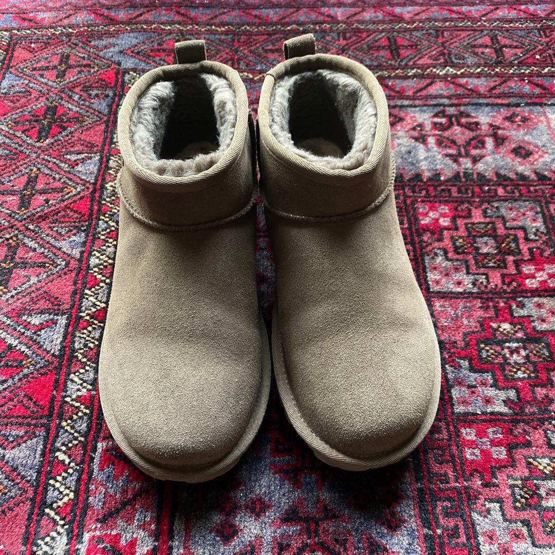 【国内正規品】UGG ムートンブーツ ブラウン　ベージュ　25cm us8 美品