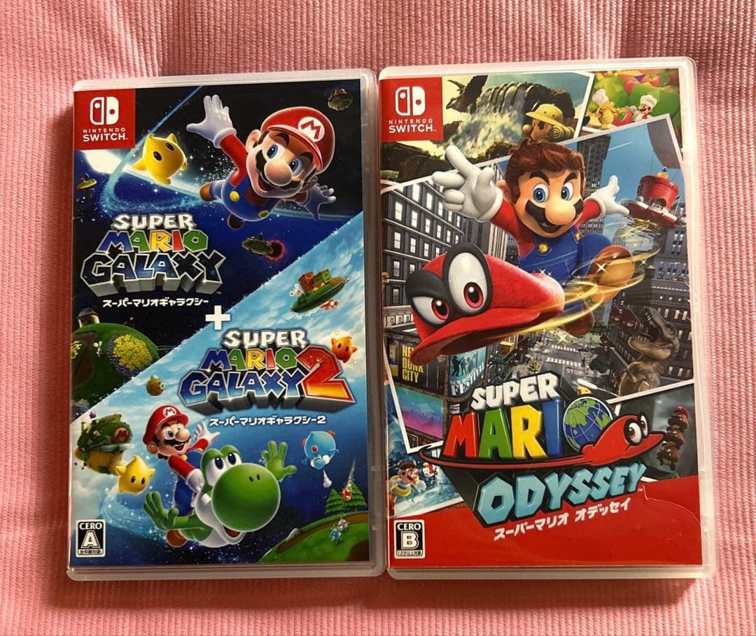 Switch　スーパーマリオギャラクシーとスーパーマリオオデッセイのセット