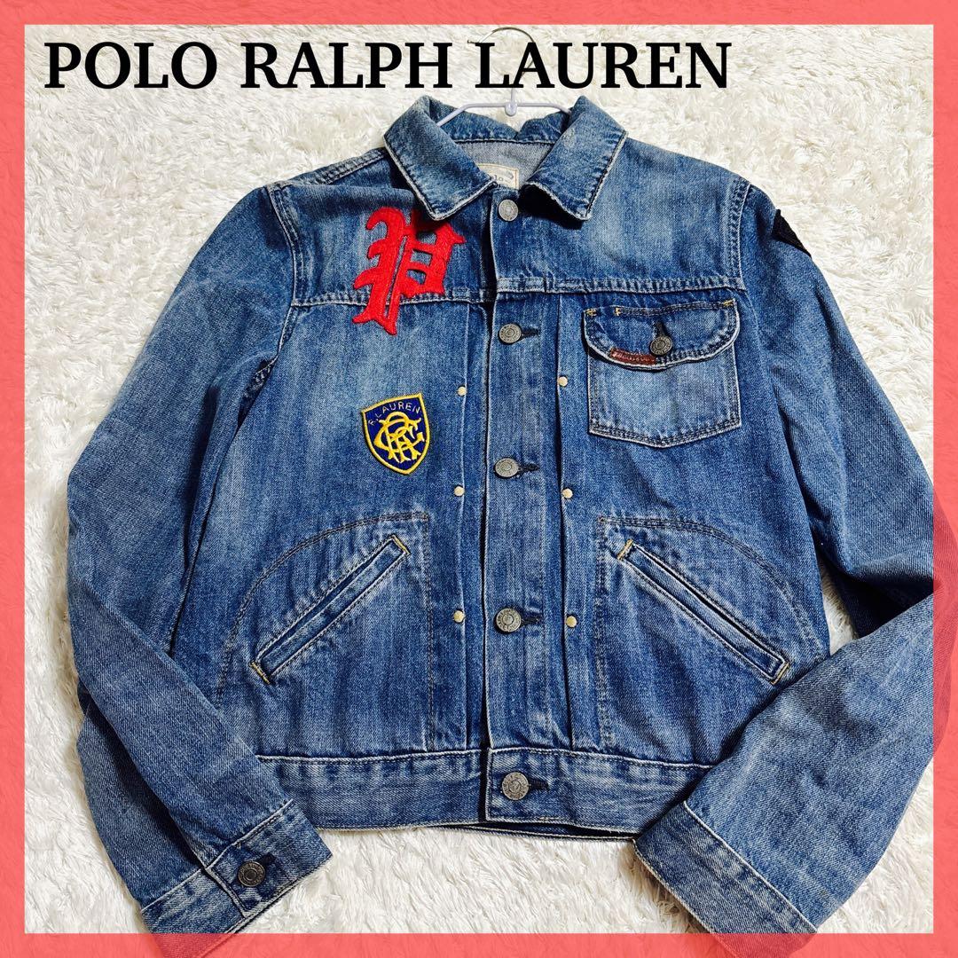 annラルフローレン ジージャン トラッカージャケット デニム ワッペン