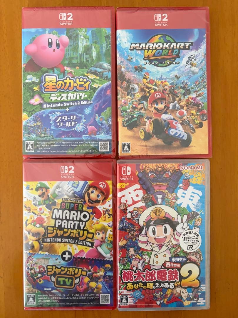 n*s様 Nintendo Switch 2ソフト4本セット