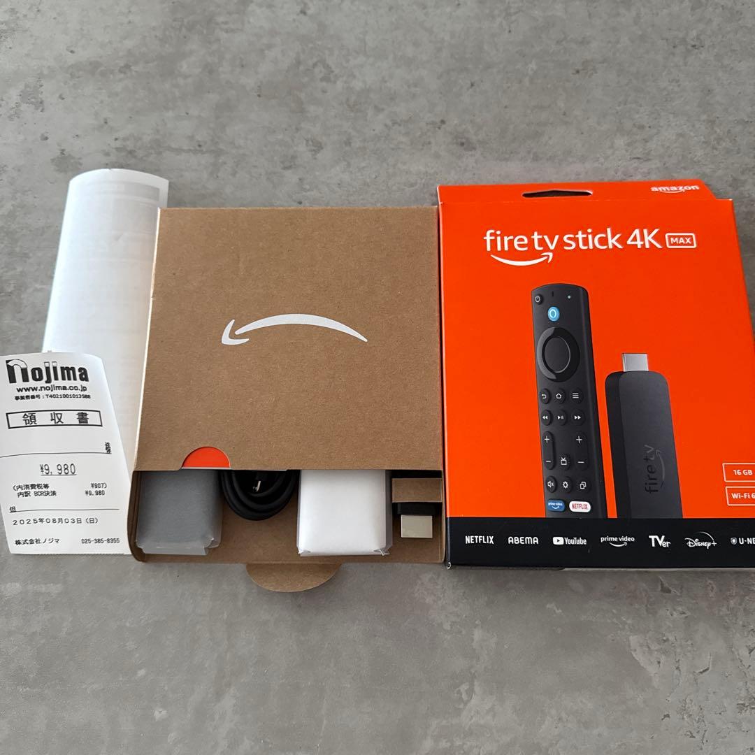 Fire TV stick 4k MAX 美品